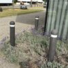 Kunststof parkeerpaal rond 18 Kunststof afzetpalen ronde kop merk Govaplast
